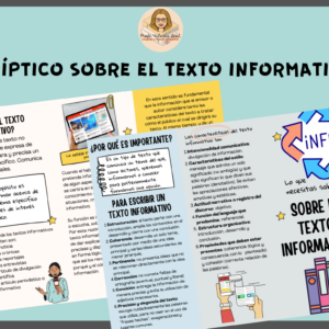 Tríptico Texto Informativo