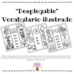 Desplegable "Vocabulario ilustrado"