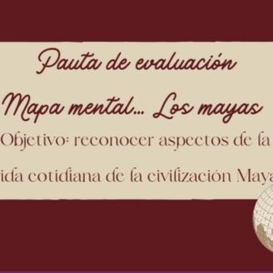 Pauta de evaluación (MAPA MENTAL: LOS MAYAS)