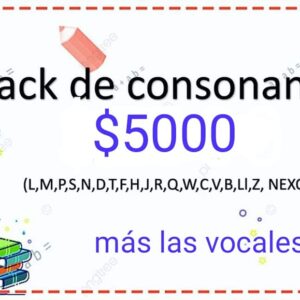Pack de consonantes