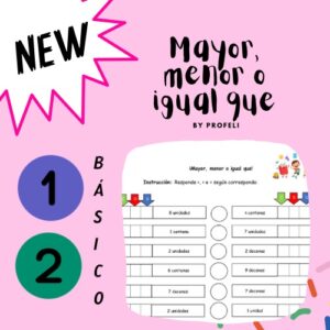 Mayor, menor o igual que
