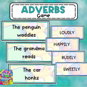 Juego para trabajar Adverbios en inglés - Adverbs Game