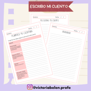 Crear cuento - escritura creativa - Actividad + rúbrica