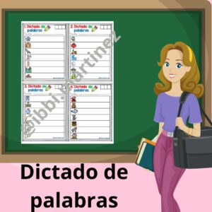 4 diferentes dictados de palabras