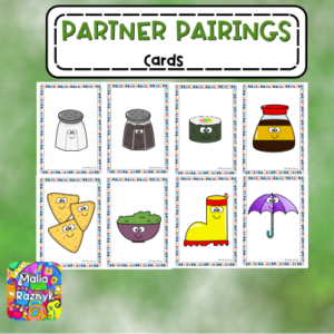 Tarjetas para crear parejas o equipos - Partner Pairings