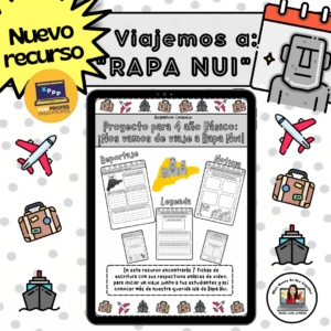 Set de actividades "¡Nos vamos de viaje a Rapa Nui!"