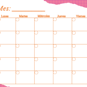 SET Planner semanal y Planner mensual