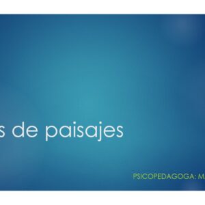 Tipos de paisajes