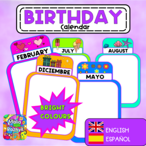 Calendario de Cumpleaños - Birthday Calendar