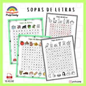 Sopa de letras método Matte