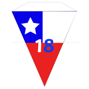 Banderines Fiestas Patrias