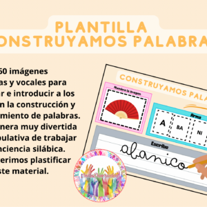 Plantilla Construyamos Palabras