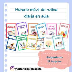 Horario - rutina aula