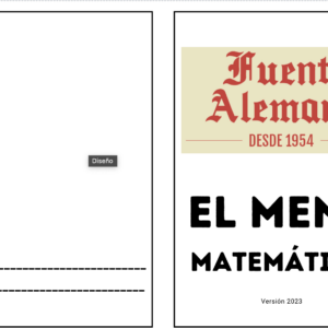 MENÚ MATEMÁTICO | PRIMER CICLO | SIMULACIÓN COMPRA PRODUCTOS