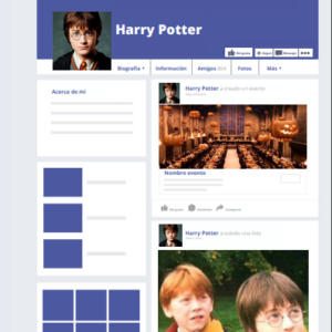 PLANTILLA PARA FACEBOOK PARA PERSONAJES