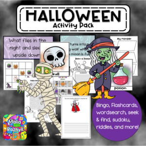 Pack de Actividades de Halloween - Halloween Activity Pack
