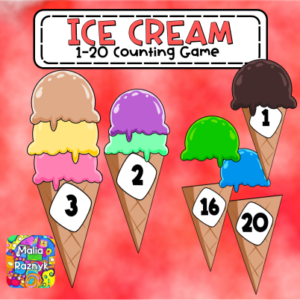 Contamos del 1 al 20 / Ice Cream counting game