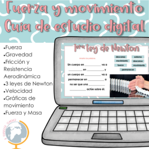 Fuerza y movimiento guía de estudio digital