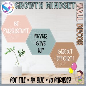 Growth Mindset Wall decoration