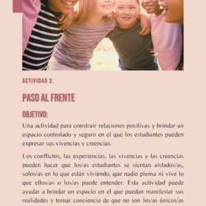 Paso al frente: una actividad para tu reunión de la mañana