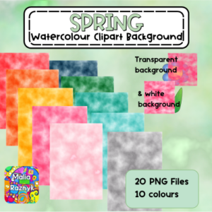 Fondos de acuarela Primavera Clipart