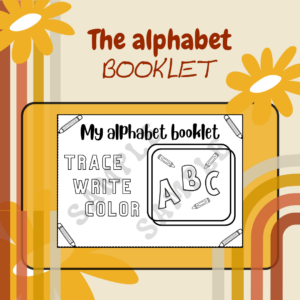 My Alphabet Booklet - TRACE, WRITE & COLOR!