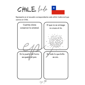 Actividades fiestas patrias - Dichos que usamos en Chile