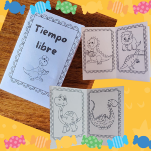 mini librito para colorear