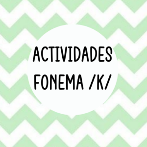 Actividades fonema "K" (librito)