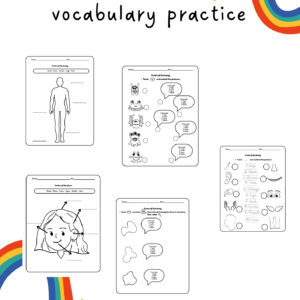 Parts of the body: Vocabulary Practice