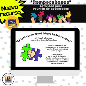 En este curso todos somos piezas valiosas (Actividad para reunión de apoderados)