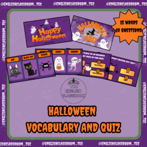 Halloween Vocabulary & Quiz