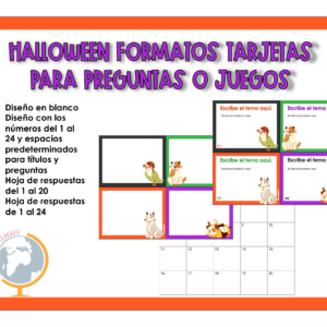 Halloween: formato tarjetas para personalizar 11