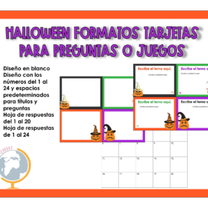 Halloween: formato tarjetas para personalizar 9
