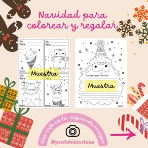 Etiquetas de Navidad y Carta a Santa