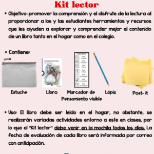 Comunicación para el hogar "El kit lector"