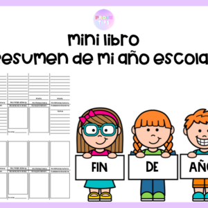 Mini libro "Resumen de fin de año"