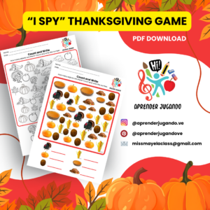 I Spy Thanksgiving Game