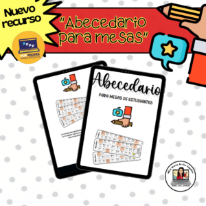 ✍ • Abecedario para mesas de estudiantes • ✍