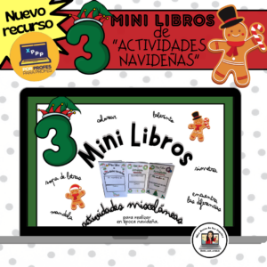 🎄• 3 Mini Libros con actividades para “Navidad”•🎄