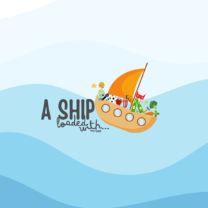 A ship loaded with...