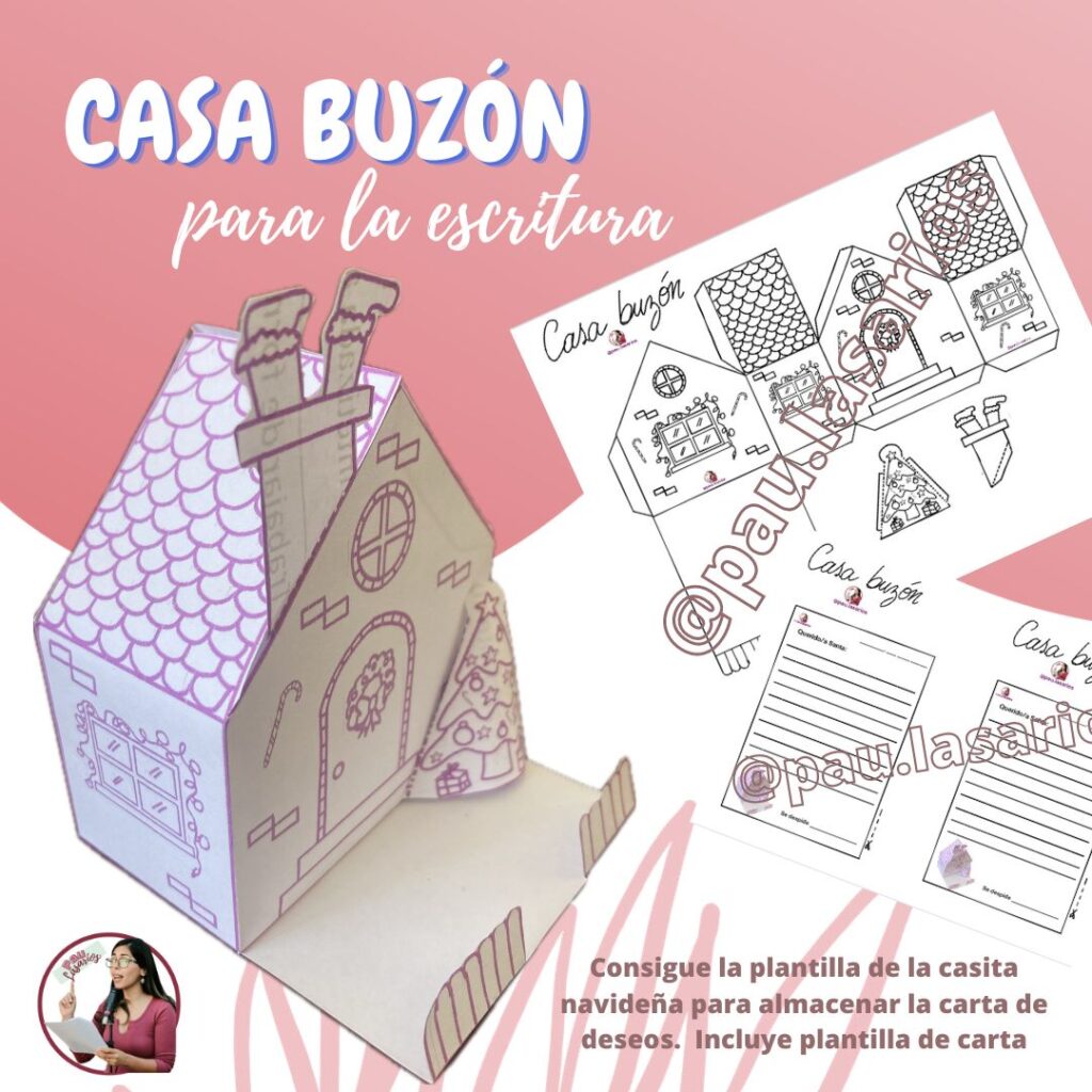 Casa buzón navideña