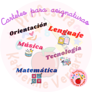 Carteles para asignaturas