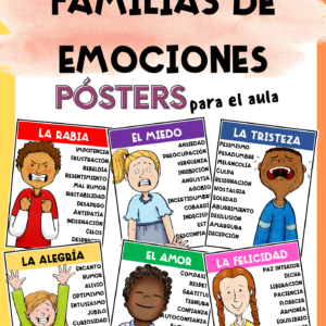 Familias de emociones. Pósters para el aula