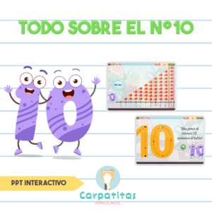 Todo sobre el número 10 - PPT interactivo