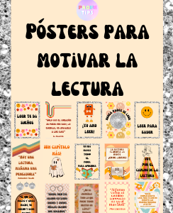 Pósters para motivar la lectura y decorar el salón