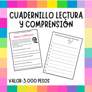 CUADERNILLO LECTURA Y COMPRENSIÓN