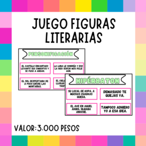 JUEGO FIGURAS LITERARIAS
