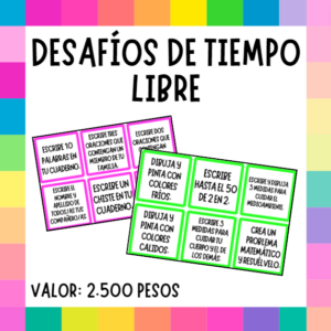 DESAFÍOS DE TIEMPO LIBRE