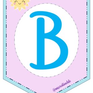 Banderín Bienvenida - Recurso gratuito